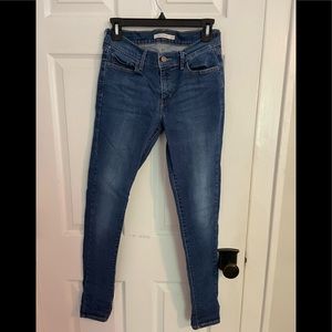 Levi’s 710 Super Skinny High Rise Jeans. Size 29.